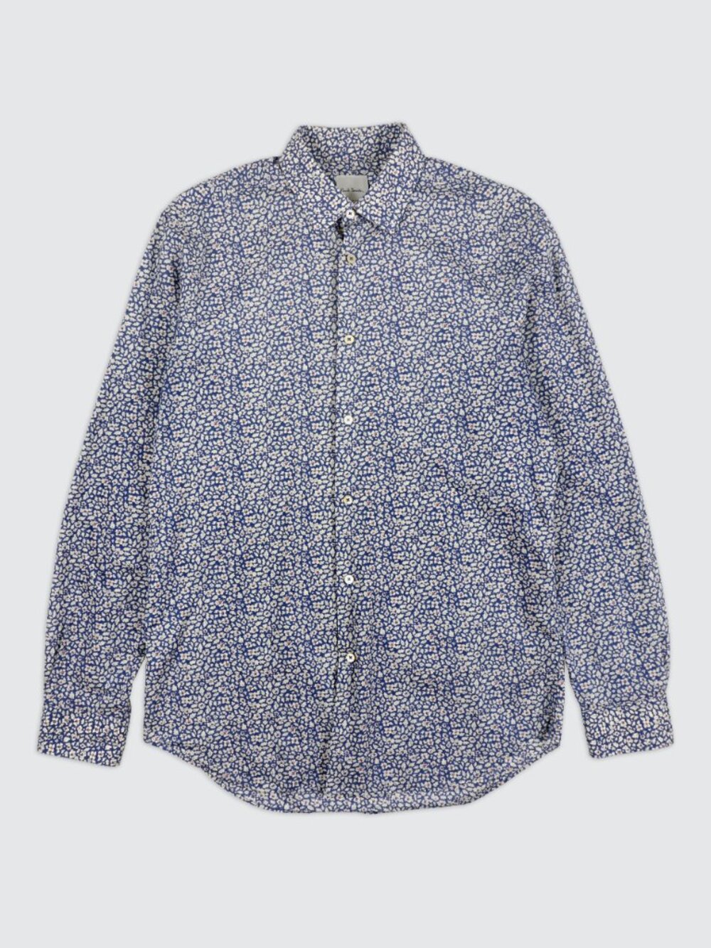 Paul Smith/ Blue Floral Button-Up Shirt/ Size M